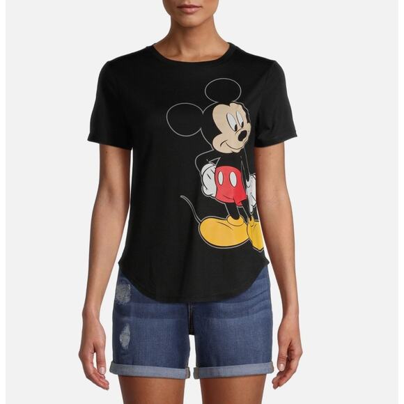 Mickey Minnie & Friends Donald Daisey Pluto Goofy Junior's Graphic T-Shirt Sz XL - Picture 1 of 12